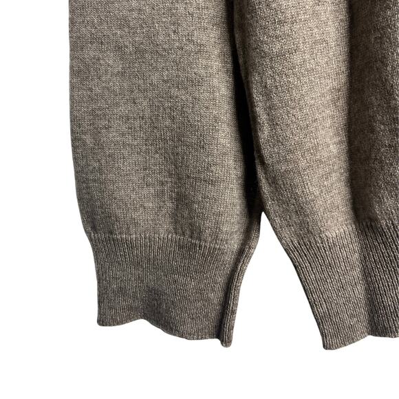 1-13 FORTE CASHMERE Men's Sweater Button Henley Light Brown Size XL - Picture 7 of 11
